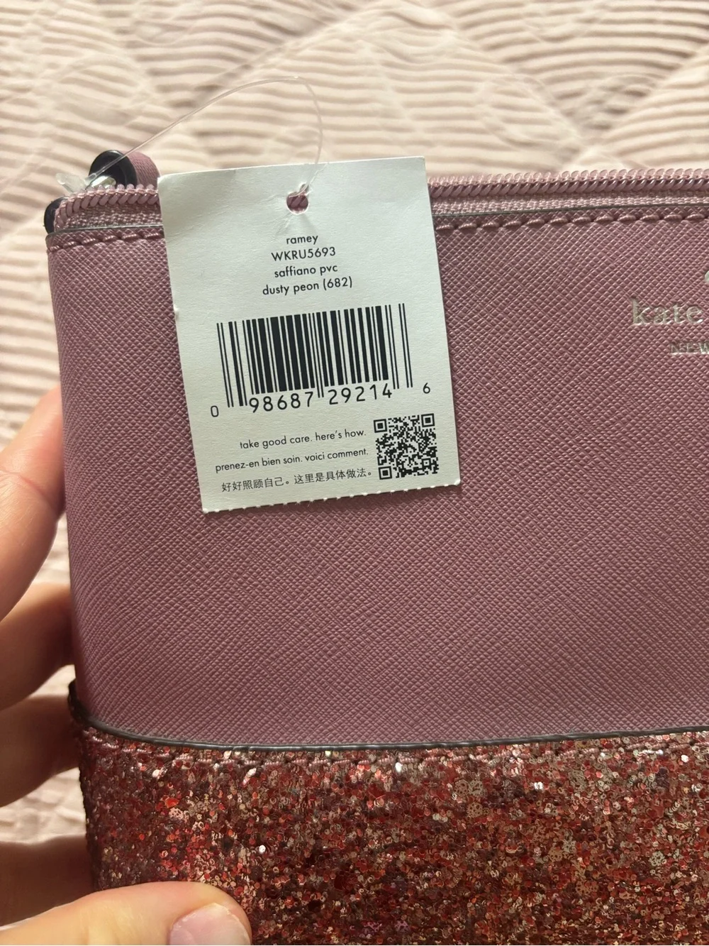 kate spade saffiano glitter crossbody